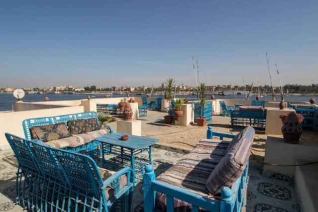 Nile View Panoramique And Garden West Bank Apartment Luxor Exterior photo